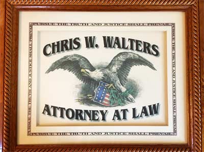 Chris W. Walters - Attorney at Law